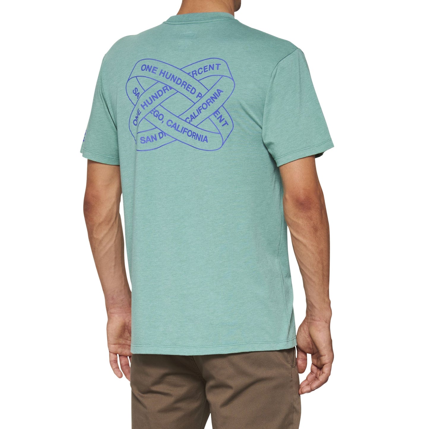 Infinitee Ocean Blue Heather Tee